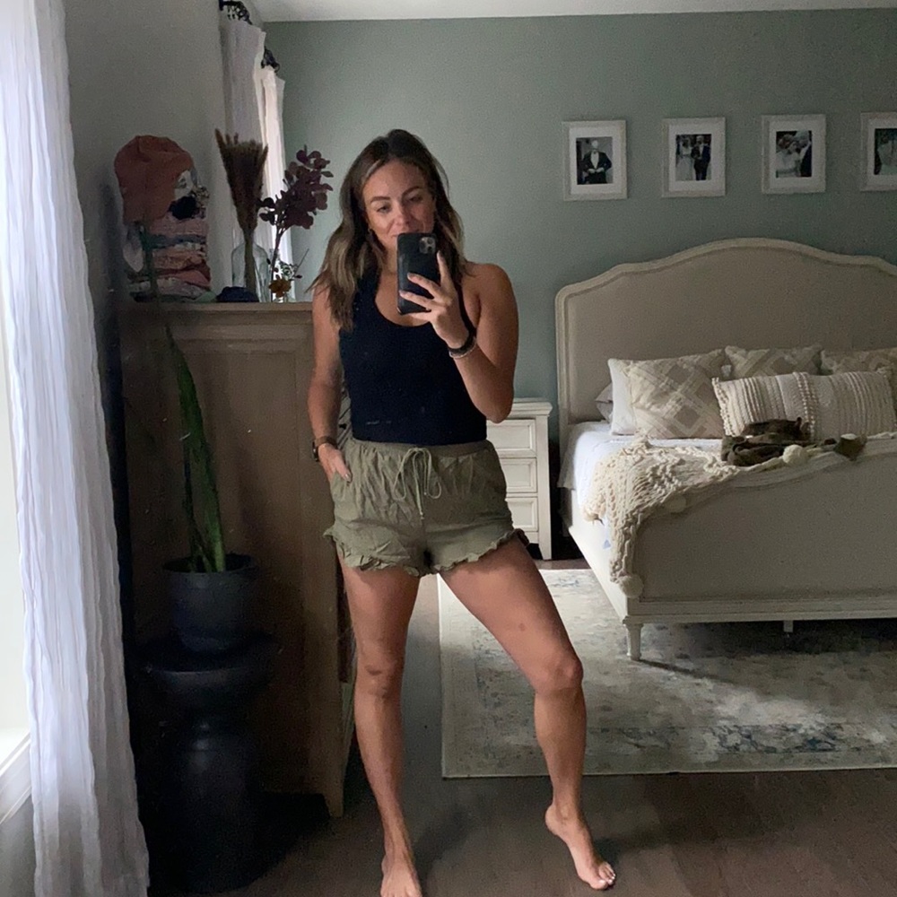 American Eagle XS drawstring cotton shorts
